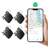 MOKING エアタグ(4個セット) SmartTrack (紛失防止トラッカー) Appleの「探す」に対応 (iOS端末のみ) 紛失防止