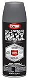 Krylon K08983000 SUPERMAXX Spray Paint, Satin Steel Gray New [並行輸入品]