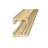 Hardwoodスライドドアトラックand Upperガイド(セット)