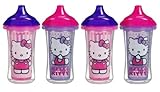 Munchkin Hello Kitty Click Lock Insulated 9 Ounce Sippy Cup, 4 Pack by Munchkin [並行輸入品]