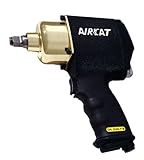AIRCAT 1404-BG Original 1/2-Inch Black Brushed Aluminum Air Impact Wrench With Twin Hammer Mechanism