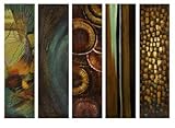 Home Decor Improvements 47224-5 Harper Wall Decor - Set of 5