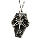 懐中時計 ナイトメアクリスマスポケットウォッチ、ジャックサリー子供漫画ネックレスペンダント、男の子の女の子のためのギフト (Color : Jack 3)