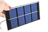 XINPUGUANG 5枚 1.5w 2v ミニポリソーラーパネル DIYキット おもちゃ のバッテリー LEDライト モータチャージャー(1.5w 4v)