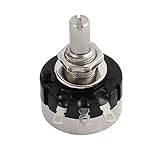 uxcell コントロールポット ポテンショメータ 5％の公差 リニアモーション 1K Ohm ワイヤー創傷 B102 6mmシャフト径