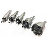 【Nanmara】HSSドリルビット ホールソー 5本セット 16mm 18mm 20mm 25mm 30mm ステンレス 超硬 高速度鋼 金属合金 対応 木工 プラスティック 鉄 アルミ ステンレス