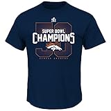 NFLデンバー・ブロンコスメンズChampionストラットVII Tシャツ S