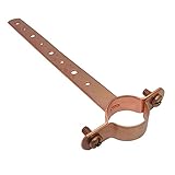LASCO 13-1880-6 Milford Perforated Copper Pipe Strap with Clamp, 3/4" [並行輸入品]