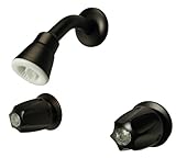 8 " 2-handleシャワー蛇口、オイルはブロンズ仕上げW圧縮Stems – By Plumb Usa