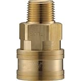 長堀工業:ナック クイックカップリング TL型 真鍮製 メネジ取付用 CTL01SM2 型式:CTL01SM2