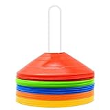 マーカーコーン ディスクコーン サッカー 割れにくい LeHom サッカー フットサル 用品 ...