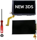 NEW 3DS 液晶 ディスプレイ 画面 パネル LCD 修理 交換 互換 部品 リペア パーツ コンソール用 2.5mm Y字ドライバー付き (下部)