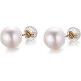 [KOKO PEARL JEWELRY] 日本製 アコヤ真珠 ピアス 真珠 パール レディース 本真珠 18金 ホワイト カジュアル 普段使い