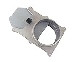 6" OD Self Cleaning No Clog Aluminum Blast Gate Cut Off Valve for Dust Collection System ABG6 [並行輸入品