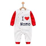 SMT キッズ服 ロンパース 子供服 (66cm(3-6ヶ月), I♡MAMA)