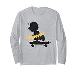 Peanuts スケートボード チャーリーブラウン グラフィティ 長袖Tシャツ