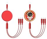 【66W/2024新登場】3in1 充電ケーブル 66W6A急速充電 巻き取り USBマルチケーブル 3イン1 充電コード 3台同時給電 Type C Micro USB-A 高速データ転送 iPhone16 iPhone15 MacBook Pro/iPad Pro/Surface Pro/Asus/Google Pixel/Galaxy等タイプC対応 1.2M (ブラック) [並行輸入品]