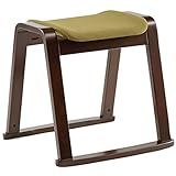 タマリビング スツール モニカ ダークブラウン-グリーン 50000253