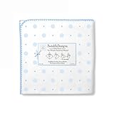(スワドルデザインズ)Swaddle Designs ベビー アルティメット ブランケット おくるみ 17.パステルブルー【B.Dots】