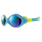 Julbo J3321132CUSユニセックスブルー/グリーンフレーム多色レンズオーバルサングラス