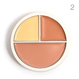 LuxBene（TM）MIVAGIRLナチュラルコンシーラークリームウェットパウダー化粧品信じフィニッシュパウダーファンデーション3色