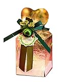 20の装飾的なクリスマスの透明なギフトボックス、濃い緑