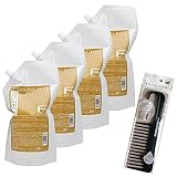 特別セット Fプロテクト ヘアシャンプー ベーシック 1000ml 詰替え用 4個セット & トリートメントコーム付