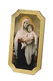 Madonna With Roses Plaque