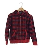 ポロラルフローレン パーカー SIZE S(8) チェック柄 ジップアップ キッズ 中古
