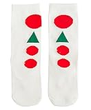 Plus Nao(プラスナオ) キッズソックス ベビーソックス 子供 キッズ ソックス 靴下 くつ下 くつした 子供ソックス ハイソックス 子供靴下 女 0-1才 レッド