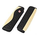 ペアトラックオートブラックベージュフックループファスナー安全シートベルトカバー