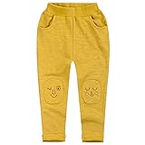 PANCY 子供服 ロングパンツ キッズ 子ども 春 秋 綿 長ズボン スウェットパンツ パンツ 男の子 女の子 ベビー おしゃれ カジュアル ファッション 可愛い 笑顔柄 プレゼント 3色