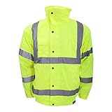 (ディッキーズ) Dickies メンズ 高視認性 夜光/蛍光/光反射 防水 ハイビズセーフティーボマージャケット 安全反射ジャケット 夜光・蛍光セーフティーコート 作業服上着 道路工事・建設・警備 