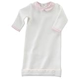 PINK QUILTED MONOGRAM ME SLEEP GOWN 0-3 months [並行輸入品]