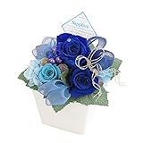 花由 プリザーブドフラワー パレット　9月 サファイア マケプレプライム便