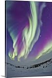 アラン・Dyerプレミアムシックラップキャンバス壁アート印刷題名The Northern Lightsチャーチル、マニトバ州、カナダで 32" x 48" 2341692_24_32x48_none