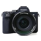 ソニー用 α7RM4 / α7R IV / α7R4 / ILCE-7RM4用 ケース Sooyeeh シリコン製 軽量 耐衝撃 ソフト 旅行 アウトドア撮影 男女兼用 SONY用 A7RM4 / A7R IV / A7R4 / ILCE-7RM4用 カメラケース 保護カバー（黒い）