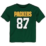 NFL幼児用Jordy NelsonグリーンベイPackers Mainliner Player Name & Number半袖Tee、ハンター、2 Tall