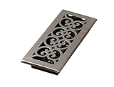 Decor Grates sph212-nkl-8 sph212-nkl-8スクロール床登録、つや消しニッケル、2インチ× 12インチ, 8 - Pack 4x10 Inch CECOMINOD072