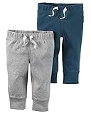 カーターズ Carter's やわらか パンツ 2枚組 2-Pack Babysoft Pants NB (50-55cm) [並行輸入品]