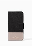 kate spade【ケイトスペード】手帳型ミラー付 バイカラー レザー iPhone 7 Plus ケース leather wrap folio [並行輸入品]