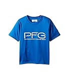 (コロンビア) Columbia キッズTシャツ PFG Hooks Short Sleeve Tee (Little Kids/Big Kids) Super Blue SM S [並行輸入品]