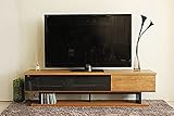 モダン 幅160cm ロータイプテレビボード ナチュラル 完成品