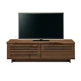 北欧風 幅150cm ロータイプテレビボード ブラウン 完成品