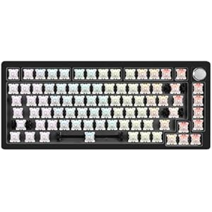 DrunkDeer A75 ラピッドトリガー キーボード メカニカル TKL ゲーミング 磁気スイッチ RGB 高速反応 有線 USB コンパクト 82キー Type C ノブ付き ベアボーン ブラック キーキャップなし
