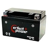 パーフェクトパワー PTX7A-BS バイクバッテリー充電済 【互換 YTX7A-BS DTX7A-BS FTX7A-BS GTX7A-BS】