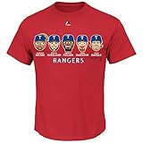 テキサス・レンジャーズMLBメンズチーム絵文字グラフィックTシャツ( Large )