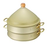 中尾アルミ製作所 せいろ ゴールド サイズ:27cm(27×6cm)