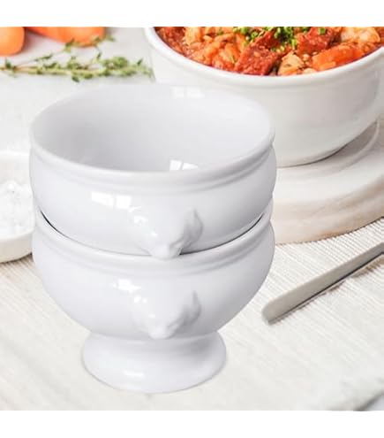 Amazon.co.jp: 16オンス ライオンヘッド磁器スープボウル 2個セット