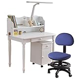 タンスのゲン 学習机 幅90 ホワイト 5点セット コンパクト 子供用 10650018 02